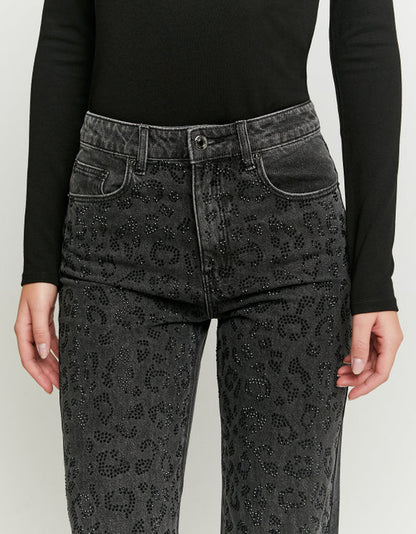 SHINE PARIS ® JEANS - LEOPARD